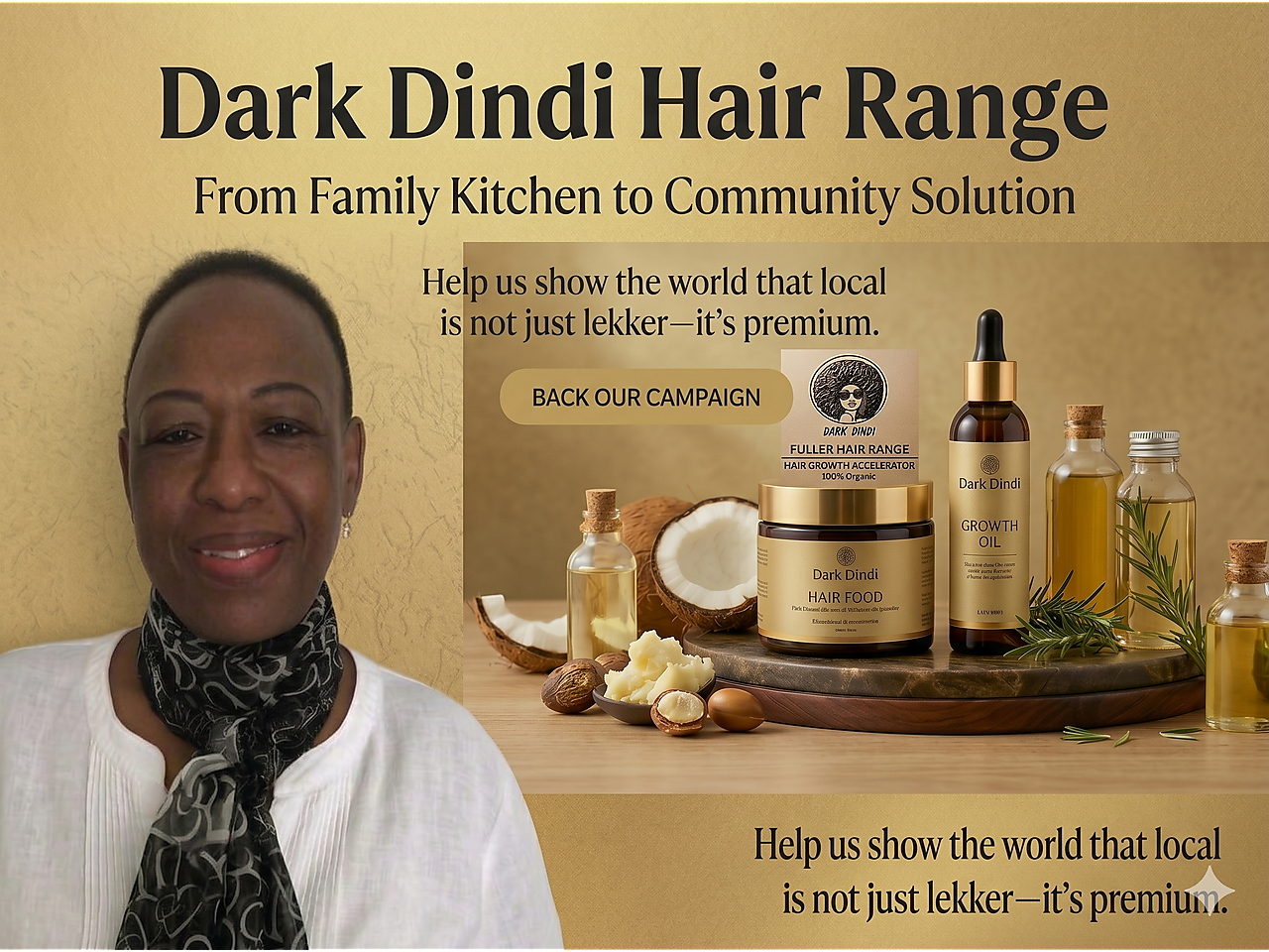 Dark D1.png - Back Dark Dindi Hair Range image