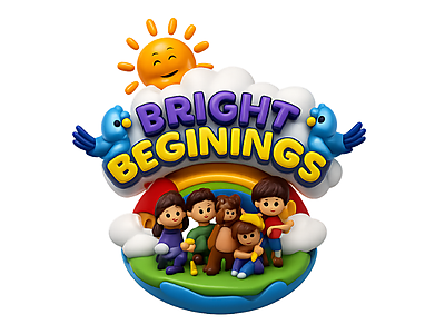 Bright Beginnings daycare and preschool logo.png - Bright Beginnings Day Care & Preschool image