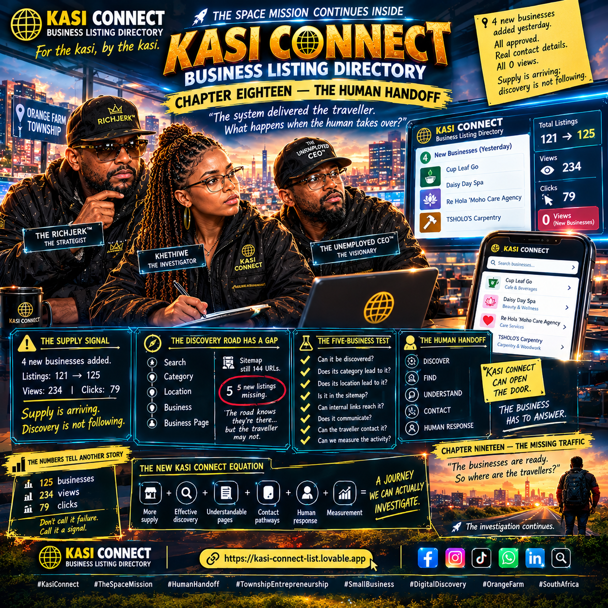 Kasi Connect Business Listing Directory