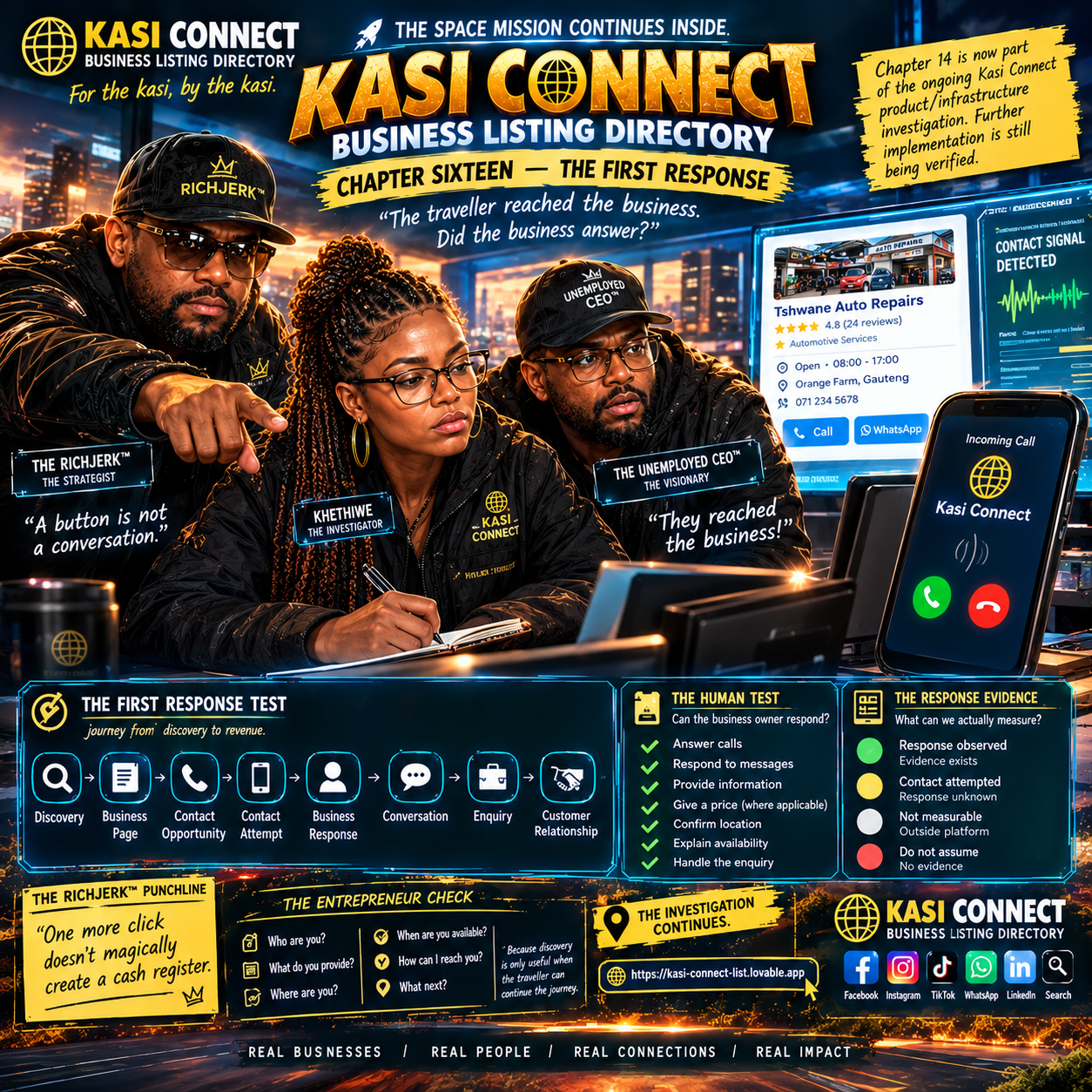 Kasi Connect Business Listing Directory