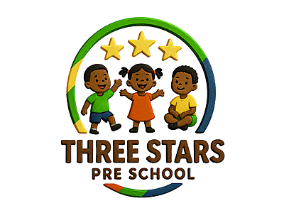 Threestardaycarelogo.png - Three Stars Pre School image
